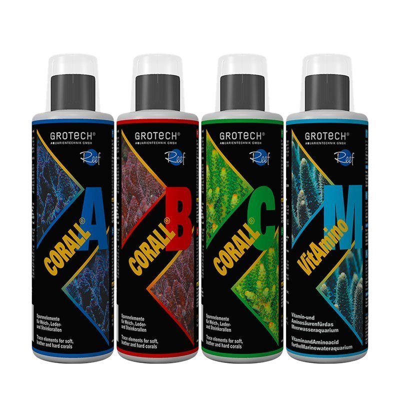GroTech - Corall A,B,C + VitAmino M 500ml Bundle Set